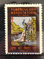 INDIA 1950 Ant-TB Stamp Birds Peacock MNH - Altri & Non Classificati