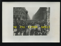 GUERRE 14/18 - PARIS - RUE DE RIVOLI -  LA CELEBRATION DE LA LIBERATION DE L'ALSACE-LORRAINE 17 NOVEMBRE 1918 - Guerre, Militaire
