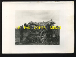 GUERRE 14/18 - CANON HOWITZER AUTRICHIEN DE 8 POUCES ABANDONNE PAR LES ALLEMANDS DANS LEUR RETRAITE LE 27.07.1918 - Guerre, Militaire