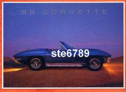 Carte Image Photographie Automobile 65 CORVETTE  12,5 X 17,5 Cm - Other & Unclassified