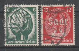 1934  - RECH  Mi No 544/545 - Oblitérés