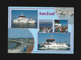 Ameland Schip De Oerd Bateau Foto Prentkaart AK Photo Carte Ship Htje - Fähren