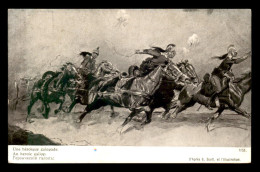 GUERRE 14/18 - ILLUSTRATEURS - UNE HEROIQUE GALOPADE PAR G. SCOTT - EDITEUR LAPINA N°1855 - Guerre 1914-18