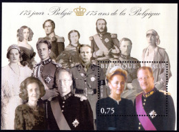 2005 Bloc 118 - Dynastie, 175ans Begique - Roi Koning Albert II Koningin Reine Paola - MNH - 2002-… (€)