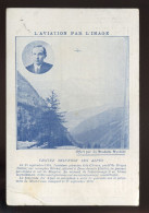 AVIATION - CHAVEZ TRAVERSE LES ALPES - PUBLICITE AU VERSO - ....-1914: Vorläufer