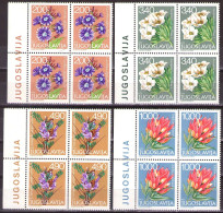 Yugoslavia 1979 - Flowers - Flora - Mi 1789-1792 - MNH**VF - Neufs
