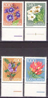 Yugoslavia 1979 - Flowers - Flora - Mi 1789-1792 - MNH**VF - Unused Stamps
