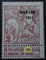 BELGIQUE N°102 V2 Lire Gestellen  MNH** - 1901-1930