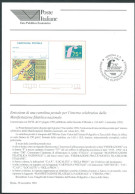 Italia 1994; Bollettino Ufficiale Delle Poste Italiane, Cartolina Postale Celebra La Manifestazione Filatelica Di Verona - Stamped Stationery