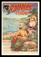 PUBLICITE - ILLUSTRATEURS -  E. BRUN - CANNES L' HIVER - EDITIONS MIC MAX N°3039 - Advertising