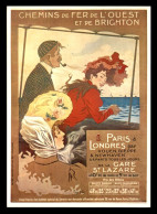 PUBLICITE - ILLUSTRATEURS - CHEMIN DE FER DE LOUEST - R. PEAN - PARIS A LONDRES - EDITIONS MIC MAX N°3043 - Advertising