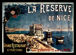 PUBLICITE - ILLUSTRATEURS - LA RESERVE DE NICE - EDITIONS F. NUGERON N°R22 TOURISME - Advertising