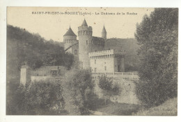 42/ CPA - Saint Priest La Roche - Le Chateau De La Roche - Autres & Non Classés