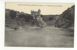 42/ CPA - Saint Priest La Roche - Le Chateau De La Roche - Other & Unclassified