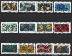 FRANCE -  Émile-Allain Séguy - Motifs Textiles De Papillons Et De Fleurs - Used Stamps