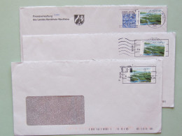 GERMANIA, 3 Buste, Storia Postale, Ostsee Boddelandschaft (parco Nazionale) 3 Annulli Diversi - Umweltschutz Und Klima