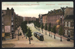 AK Amsterdam, Bilderdijkstraat, Strassenbahn  - Strassenbahnen