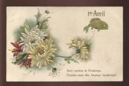 FANTAISIES - 1ER AVRIL - CARTE GAUFREE - 1er Avril - Poisson D'avril