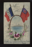 FANTAISIE - CELLULOIDE - HONNEUR AUX ARMEES DES ALLIES - DRAPEAUX - Otros & Sin Clasificación