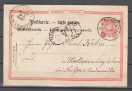 Ganzsachen Postkarte P 15 Ins Ausland  (0751) - Oblitérés
