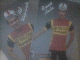 CYCLISME   - WIELRENNEN- CICLISMO : 2 CARTES FRANK HOSTE + AD WIJNANDS - Cycling