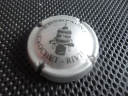 CAPSULE DE CHAMPAGNE : CROCHET-RIVIERE - N°05 Argent - Other & Unclassified