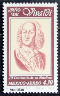 Mexico 1978, 300th Birth Anniversary Of Antonio Vivaldi, MNH Single Stamp - Mexique