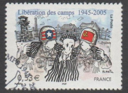 FRANCE - Guerre 39-45 - Libération Des Camps : 60 Ans -soldats Américains Et Soviètiques Libérant Un Déporté - - Gebraucht