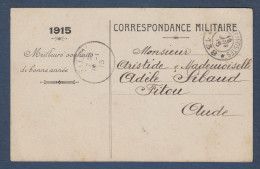 Carte FM -  1915  Meilleurs Souhaits De Bonne Année - Covers & Documents