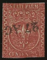 Parma      .  Yvert    .   8  (2 Scans)    .   1854    .     O      .    Cancelled - Parma
