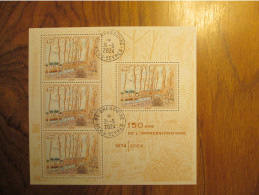 2024 Bloc 150 Ans Impressionnisme Sisley Salon Paris PHILEX Oblitéré Cachet Rond 31/05/2024 - Used Stamps