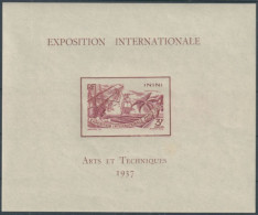 F-EX50537 FRANCE GUYANA ININI 1937 ORIGINAL GUM ARTS & TECNICS INTERNATIONAL EXPO.  - Unused Stamps