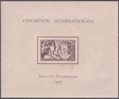 F-EX50522 FRANCE NEW CALEDONIE 1937 ORIGINAL GUM ARTS & TECNICS INTERNATIONAL EXPO.  - Ungebraucht