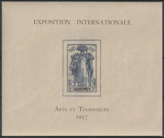 F-EX50564 FRANCE DAHOMEY 1937 MNH ARTS & TECNICS INTERNATIONAL EXPO.  - Unused Stamps