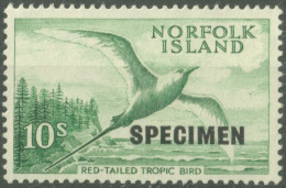 F-EX50391 NORFOLK IS 1961 MNH SPECIMEN 10/ BIRD AVES PAJAROS.  - Ile Norfolk