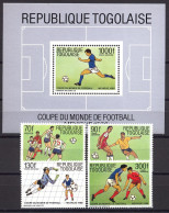 Football / Soccer / Fussball - WM 1986:  Togo  4 W + Bl ** - 1986 – Mexico