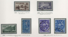 Italia 1950 Annata Completa Usata 37 Valori - Vollständige Jahrgänge