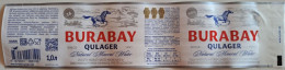 2024..KAZAKHSTAN..LABEL..CARBONATED NATURAL MINERAL WATER ''BURABAY QULAGER'' - Other & Unclassified