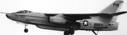 Photographie Photo Vintage Snapshot Avion Aviation Plane Skywarrior - Luchtvaart