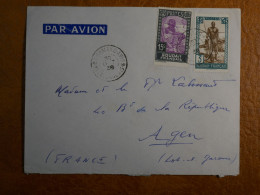 DP 19 SOUDAN   LETTRE   1938 BAMAKO  A AGEN FRANCE + ++AFF. INTERESSANT+ - Briefe U. Dokumente