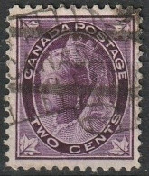 Timbre Canada Oblitéré Avec Charnière, Reine Alexandrine Victoria Du Royaume Uni 1867 N° 56 - Usati