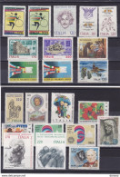 ITALIE 1979 22 Timbres Différents Yvert 1372-1376 + 1379 + 1391-1401 + 1409-1413 NEUF** MNH Cote : 10,25 Euros - 1971-80: Nieuw/plakker