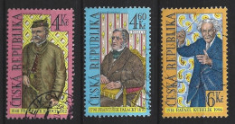 Ceska Rep. 1998 Personalities Y.T.  182/184 (0) - Used Stamps