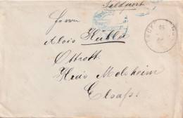 BELLE ENVELOPPE  FELDPOST . DE 19??   A IDENTIFIER.. CACHET BLEU..TRES INTERESSANTE. - Lettres & Documents