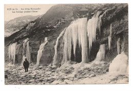 CPA  Les Côtes Normandes Les Falaises Pendant L'hiver  (à Voir)   !!!!!!!!!!!  Non écrite    ( 1916) - Haute-Normandie