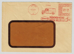 Deutschland 6.6.34  Bedarfsbrief Mit Freistempel - Phänomen - - Coches