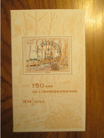 2024 Issu Du Bloc 150 Ans Impressionnisme Sisley Salon Paris PHILEX Oblitéré Cachet Rond 31/05/2024 - Used Stamps