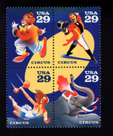 223003673  1993 SCOTT 2753A POSTFRIS MINT NEVER HINGED  - CIRCUS CLOWN RINGMASTER  TRAPEZE ARTIST ELEPHANT - Unused Stamps