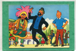 Illustrateur - HERGE  ,  Tintin Et Le Temple Du Soleil  .  2  Scans  . - Hergé