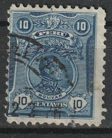 Timbre Pérou Oblitéré Avec Charnière, Simon Bolivar 1909 N° 146 - Pérou